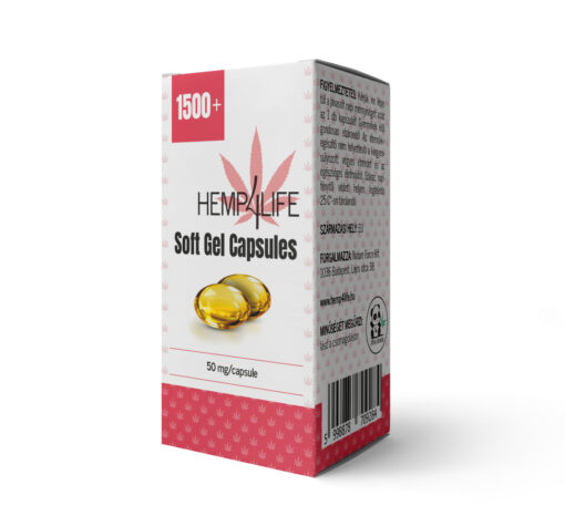 Hemp4Life 1500 mg Soft Gel Capsules doboz
