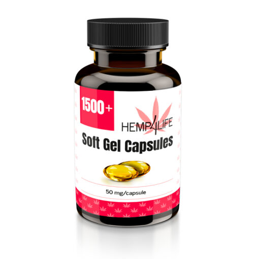 Hemp4Life 1500 mg Soft Gel Capsules üveg