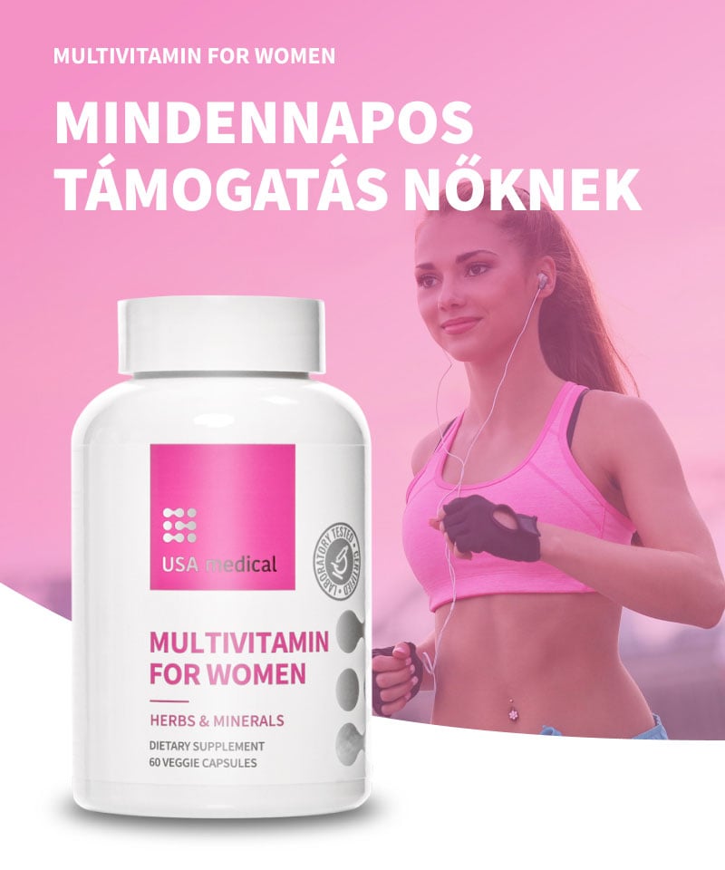 USA Medical Női Multivitamin növényi kivonatokkal 60 db