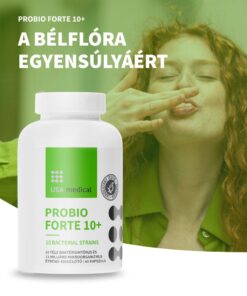 USA Medical Bélflóra támogató kapszula 10 féle baktérium törzzsel 60 db