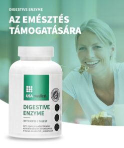 USA Medical Emésztőenzim keverék növényi kivonatokkal kapszula 60 db