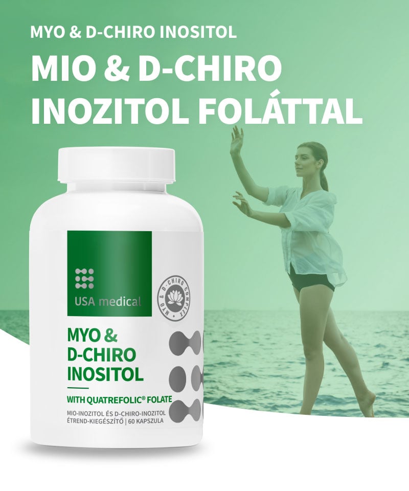 Usa Medical Mio Inozitol és D-Chiro Inozitol kapszula 60 db