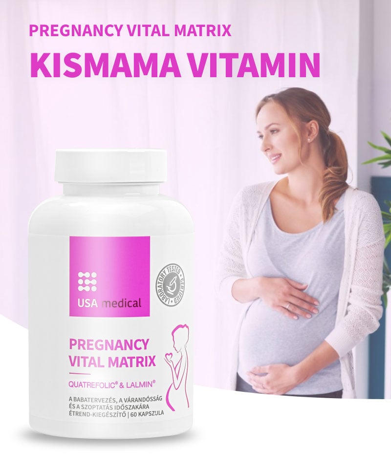 USA Medical Terhes vitamin kismamáknak kapszula 60 db