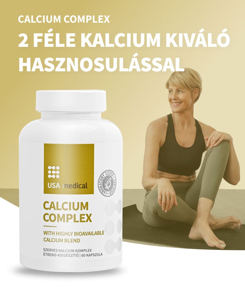 USA Medical Szerves Kalcium Komplex kapszula 60 db