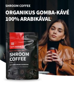 USA Medical Gomba kávé 100% arabikával és 3 organikus gombakivonattal