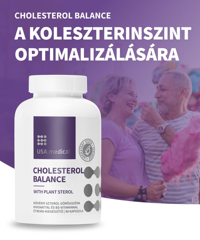 USA Medical Koleszterin Balansz növényi szterollal kapszula 90 db