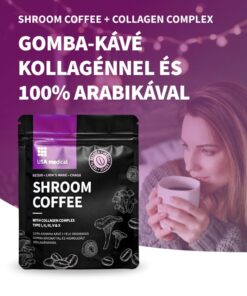 USA Medical Gomba kávé kollagénnel és 100% arabikával