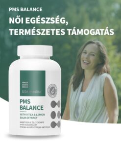USA Medical PMS Balance barátcserjével és citromfűvel kapszula 60 db