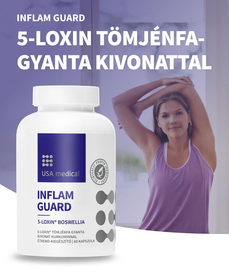 USA Medical Inflam Guard tömjénfa gyanta kivonattal kapszula 60 db