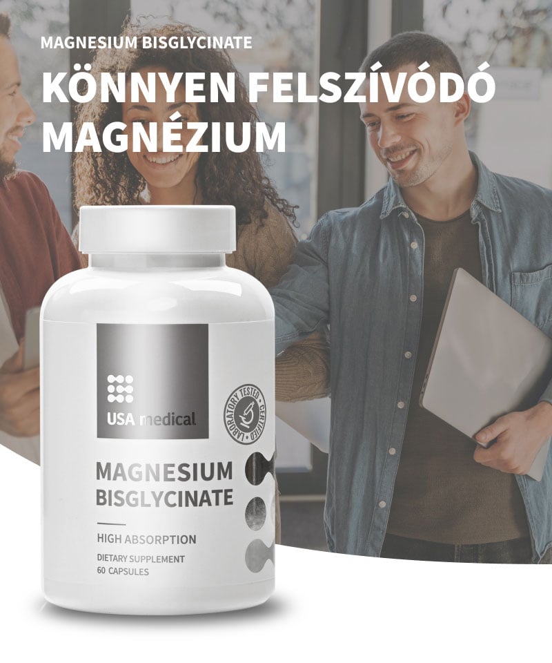 USA Medical Magnézium biszglicinát kapszula 60 db