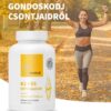 USA Medical K2+D3 kapszula kalciummal és C-vitaminnal 60 db