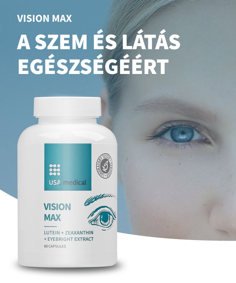 USA Medical Szemvitamin kapszula növényi hatóanyagokkal 60 db