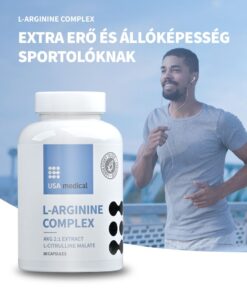USA Medical L-arginin és l-citrullin malát kivonat kapszula 60 db